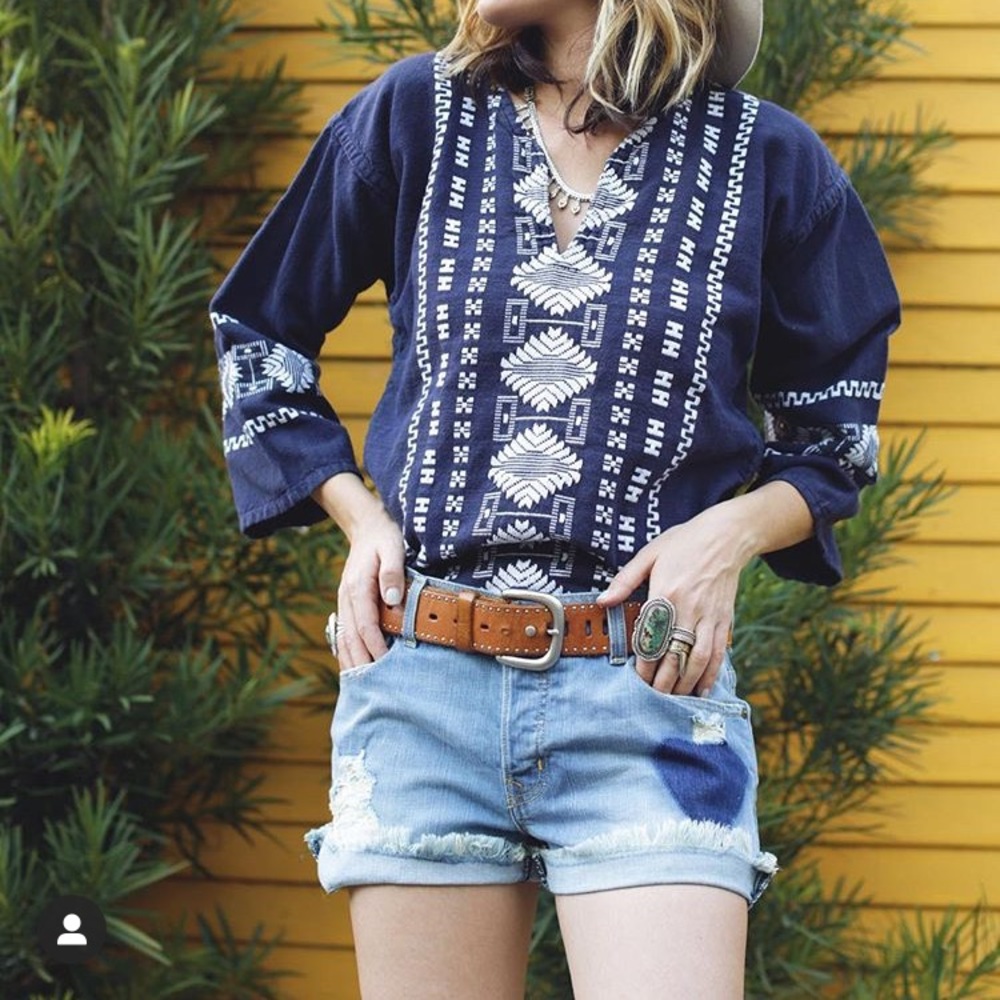 Revice Patch Boyfriend Shorts - image 1